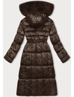 Hnedá dámska zimná bunda S'west (B8207-B8282-14) Hnedá dámska zimná bunda S'west (B8207-B8282-14)