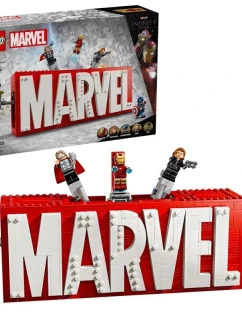 LEGO MARVEL SUPER HEROES 76313 Logo MARVEL s minifigúrkami