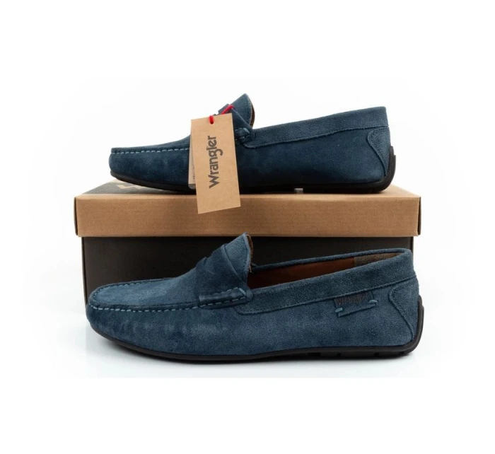 buty męskie  Suede  granatowe model 22002181 - Wrangler