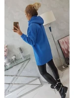 Nevädze modrá mikina s kapucňou