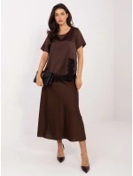 Bluzka MI BZ model 21795607 brązowy - FPrice