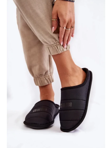 Dámské klasické pantofle Big Star KK274602 Černé Dámské klasické pantofle Big Star KK274602 Černé