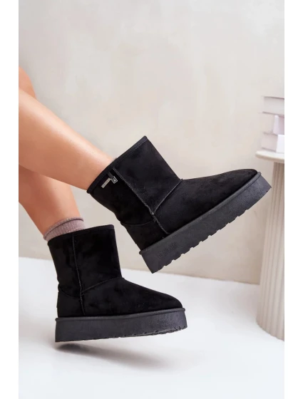 Dámske vysoké platformy Snows Big Star Black Dámske vysoké platformy Snows Big Star Black