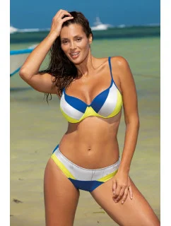 Plavky Gilari M-676 (3) modro-žlté - Marko