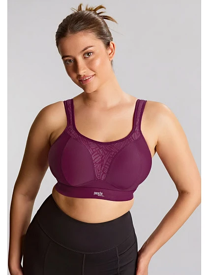 Sportovní podprsenka model 22046478 34 D Bordó - Panache