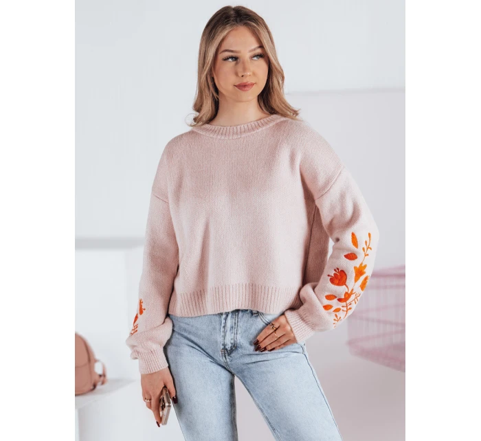 Dámsky sveter LYRA pink FashionStreet MY2215