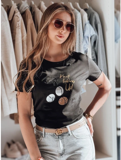 Dámské tričko s černé Dstreet model 21984241 - FashionStreet