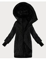 Dámska prešívaná pletená bunda S'West black (B8505-1) Dámska prešívaná pletená bunda S'West black (B8505-1)