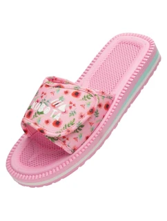 klapka na suchý zip vícebarevná květinová růžová model 21721332 - Kubota