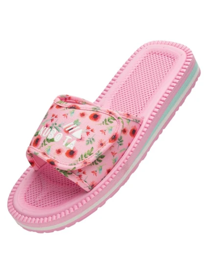 klapka na suchý zip vícebarevná květinová růžová model 21721332 - Kubota klapka na suchý zip vícebarevná květinová růžová model 21721332 - Kubota