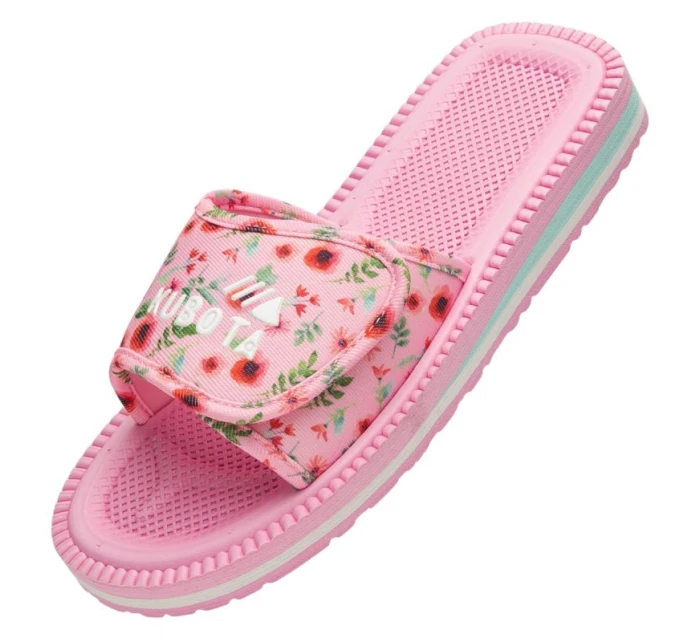 klapka na suchý zip vícebarevná květinová růžová model 21721332 - Kubota klapka na suchý zip vícebarevná květinová růžová model 21721332 - Kubota