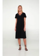 Šaty s krátkými rukávy model 19697974 - Vamp Šaty s krátkými rukávy model 19697974 - Vamp