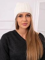 Dámska čiapka Rebeka K345 ecru