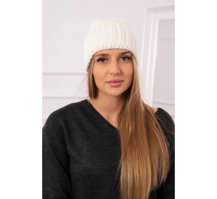 Dámska čiapka Rebeka K345 ecru Dámska čiapka Rebeka K345 ecru
