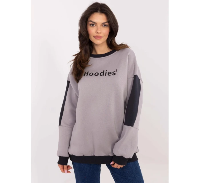 Mikina EM BL 983.10X svetlo šedá