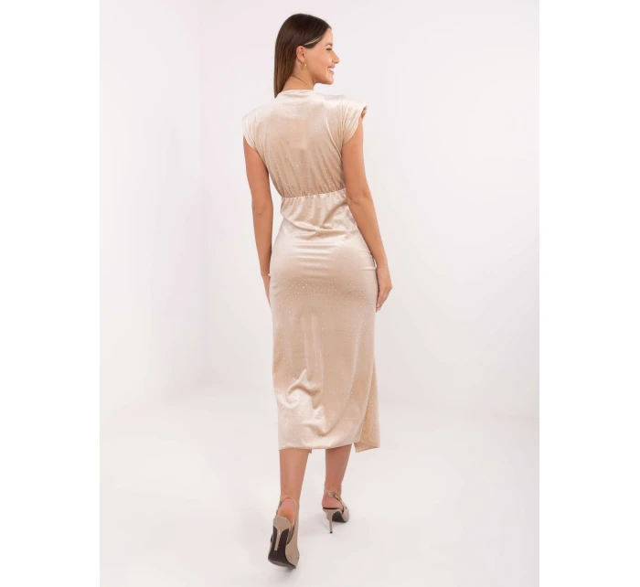 Sukienka IT SK beżowy model 21768489 - FPrice Sukienka IT SK beżowy model 21768489 - FPrice