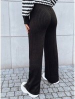 MOSSYMOOD dámske široké nohavice čierne Dstreet UY1689