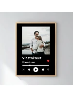 Personalizovaný magický fotorámik – 30x40 – hudobný prehrávač Personalizovaný magický fotorámik – 30x40 – hudobný prehrávač