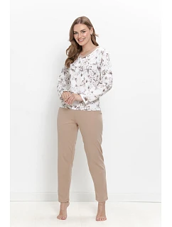 3630 DÁMSKE DLHÉ PYŽAMO SELMIA M–XL