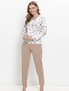 3630 DÁMSKE DLHÉ PYŽAMO SELMIA M–XL