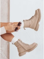 Dámské khaki boty model 21971391 - Dstreet Dámské khaki boty model 21971391 - Dstreet