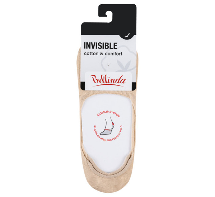 Neviditeľné ponožky vhodné do sneaker topánok INVISIBLE SOCKS - BELLINDA - béžová
