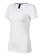 Malfini Action Tričko s výstrihom do V W MLI-70100 white