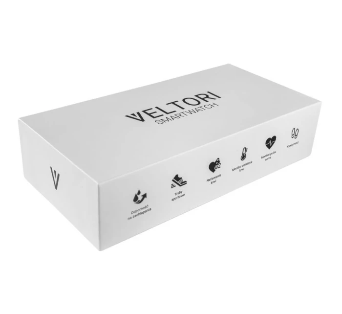 VELTORI VT130-1 Smartwatch Čierny silikónový remienok VELTORI VT130-1 Smartwatch Čierny silikónový remienok