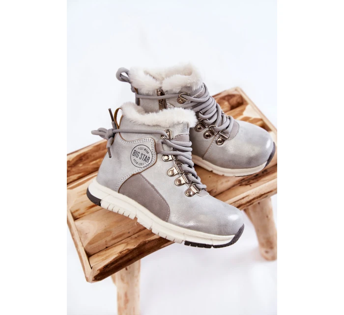 Dětské zateplené kozačky na zip Big Star model 21599152 - Big Star Shoes