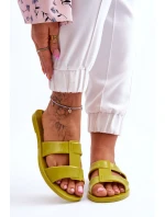 Módní pantofle  zelená model 21615460 - Zaxy