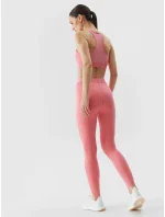 Dámske športové legíny 4F - koralové