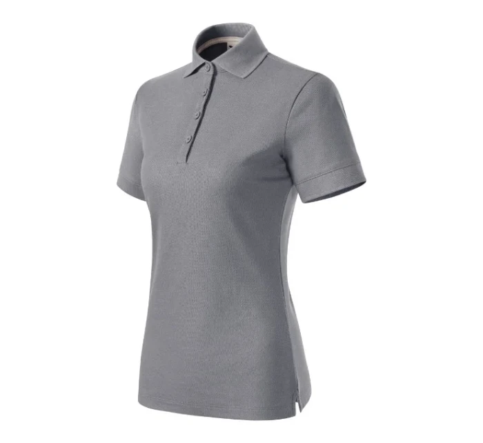Dámske polo tričko Prime (GOTS) strieborné Dámske polo tričko Prime (GOTS) strieborné