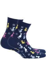 Dámské vzorované ponožky PERFECT model 6354545 - Wola