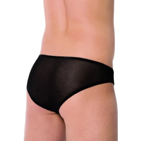 Pánske tangá 4466 black - SOFTLINE COLLECTION