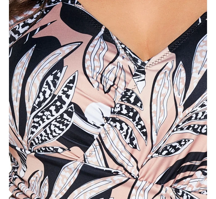 Dámske jednodielne plavky 61 black plus - AVA