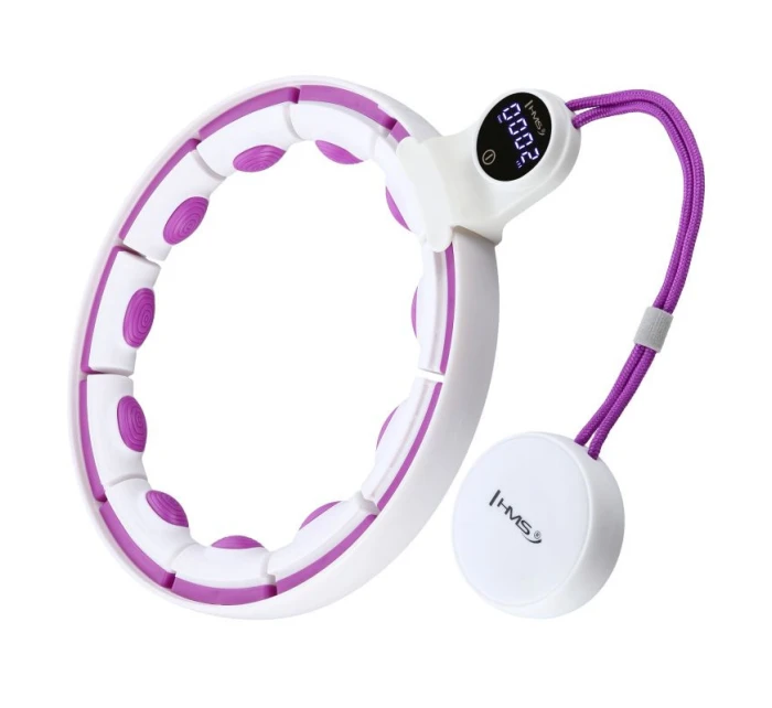 HHM17 HULA HOP BIELA/FIALOVÁ S MAGNETMI A ZÁVAŽÍM + POČÍTADLO HMS HHM17 HULA HOP BIELA/FIALOVÁ S MAGNETMI A ZÁVAŽÍM + POČÍTADLO HMS