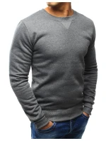 Pánska mikina s kapucňou antracitová BX4823