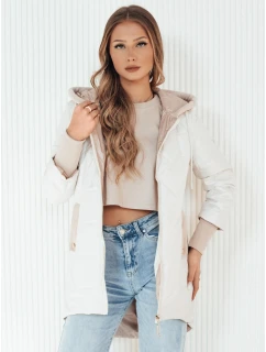 Dámská prošívaná bunda bílá Dstreet model 21973411 - FashionStreet