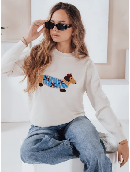 Dámský svetr s aplikací  Dstreet model 21991041 - FashionStreet