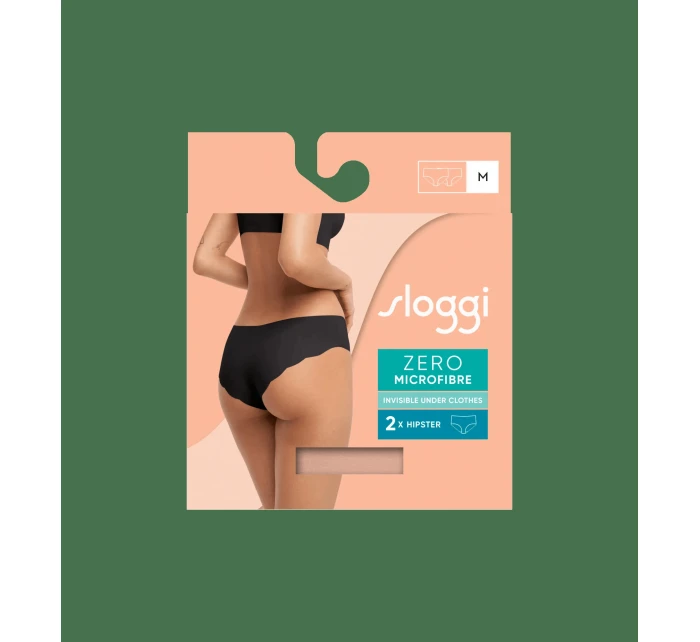 Dámske nohavičky ZERO Microfibre 2.0 Hipster 2P - CAMEO BROWN - sv.hnedé 00ME - SLOGGI Dámske nohavičky ZERO Microfibre 2.0 Hipster 2P - CAMEO BROWN - sv.hnedé 00ME - SLOGGI