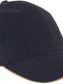 K-up KP 011 6-panelová sendvičová čiapka „Orlando“ 20.0011 čierna/žltá