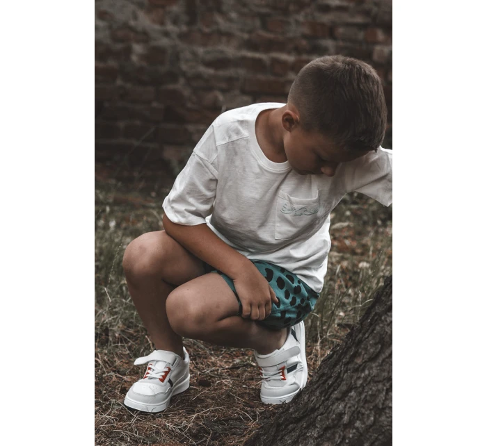 Klasické dětské sportovní boty bílé a Červené model 21621683 - Boto Klasické dětské sportovní boty bílé a Červené model 21621683 - Boto
