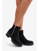 Dámské Boty S Na Podpatku Černé model 21671461 - Boto