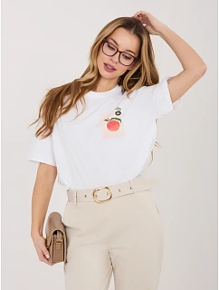 Tričko D12022AJ02645AD biele