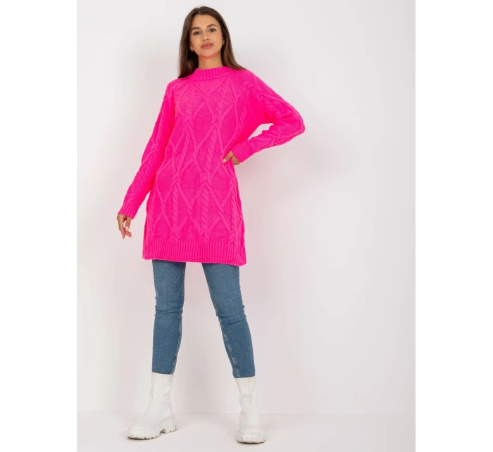 Sweter LC SW model 21110882 fluo różowy - FPrice
