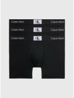 Pánske boxerky 3 Pack Boxer Briefs CK96 000NB3529AUB1 čierna - Calvin Klein