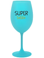 SUPER DAD - tyrkysový pohár na víno 350 ml