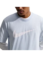 Pánské tričko Nsw Tee Icon Swoosh modré model 22217296 408 pánské - NIKE Pánské tričko Nsw Tee Icon Swoosh modré model 22217296 408 pánské - NIKE