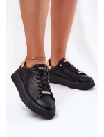 Dámské Sneakersy Z Eko Kůže Big Star model 21693190 Černé - Big Star Shoes