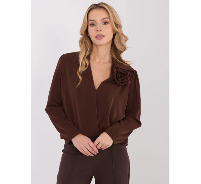 Bluzka MI BZ model 21782348 brązowy - FPrice Bluzka MI BZ model 21782348 brązowy - FPrice